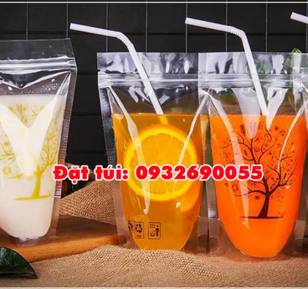 Túi zip đựng trà sữa giá rẻ Quận 12