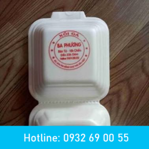 Hộp xốp đựng thức ăn mang đi Trung Mỹ Tây